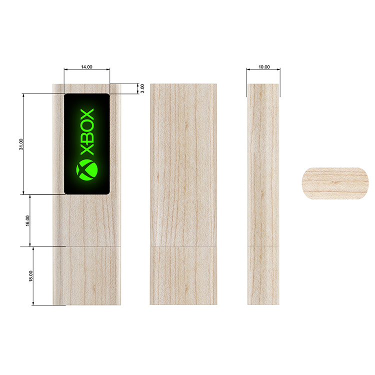 Wood Led USB Flash Drive China Manufacturers