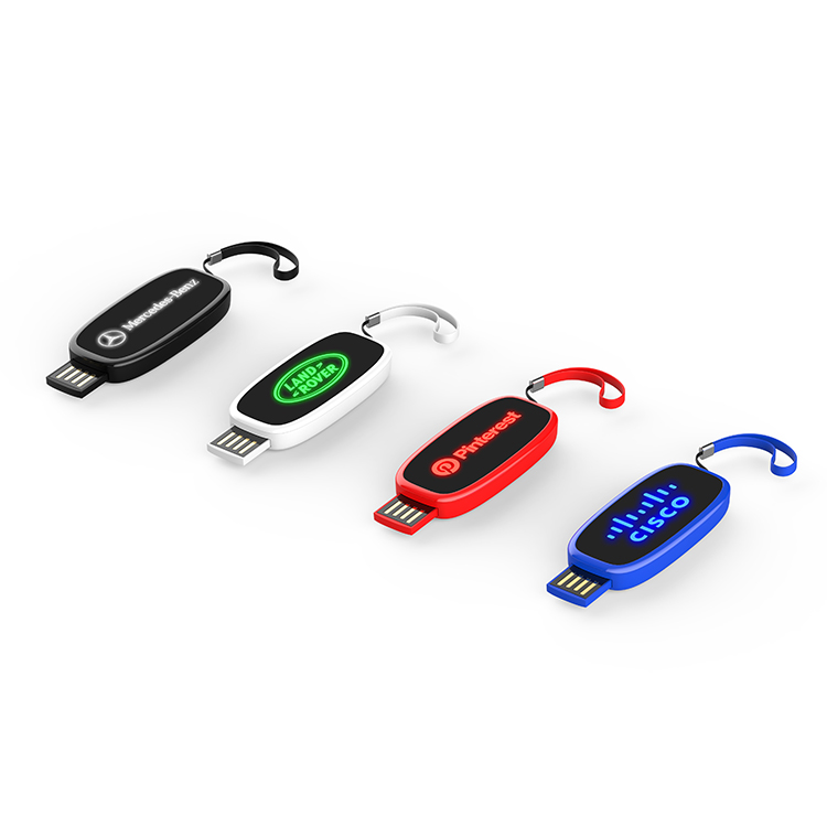 USB Flash Drive Led Light and mini lanyard