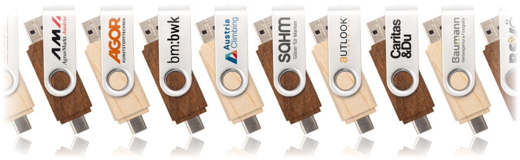 Dual Wooden Twister USB Flash Drive china Factory
