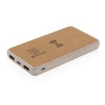 Cork and Wheat 5W Wireless Powerbank 8,000 mAh