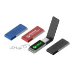 Flip Leather LED USB Flash Drive Producers
