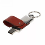 Leather USB Flash Drive Keyring china factory