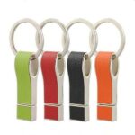 Leather USB Flash drive Keyring china factory