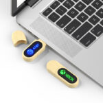 Round Wood Led USB Flash Drive China