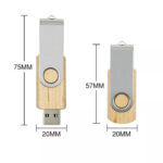 Twister Wooden USB Flash drive China factory