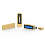 Wheat Straw Led USB Flash Drive China Factory