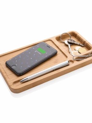 Desktop Organizer With Wireless Charger