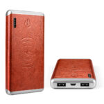 leather power bank with logo china factory