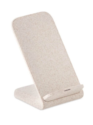 wireless charger wheat straw base china factory