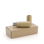 Carton ECO Cylinder Promotional USB Memory Stick