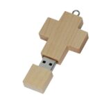cross wood usb flash drive