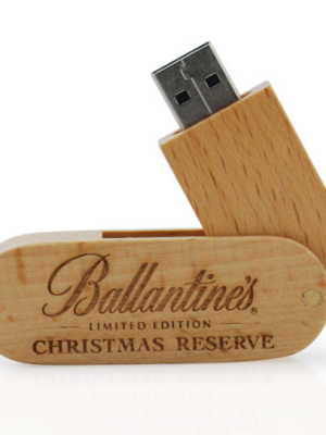 Wooden Swivel USB Flash Drive Factory