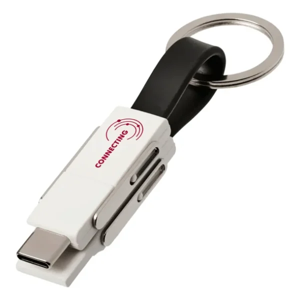 Customized LED Light up Gadgets Electronic Crystal Keychain USB