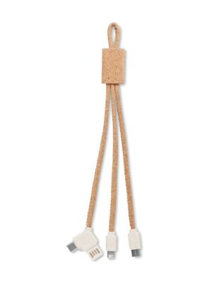 Eco charging cable cork