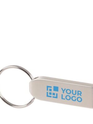 USB Metal Keyring with logo China Factory