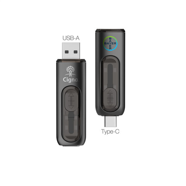 Retractable USB DUAL OTG 3.0 Memory Flash Drive