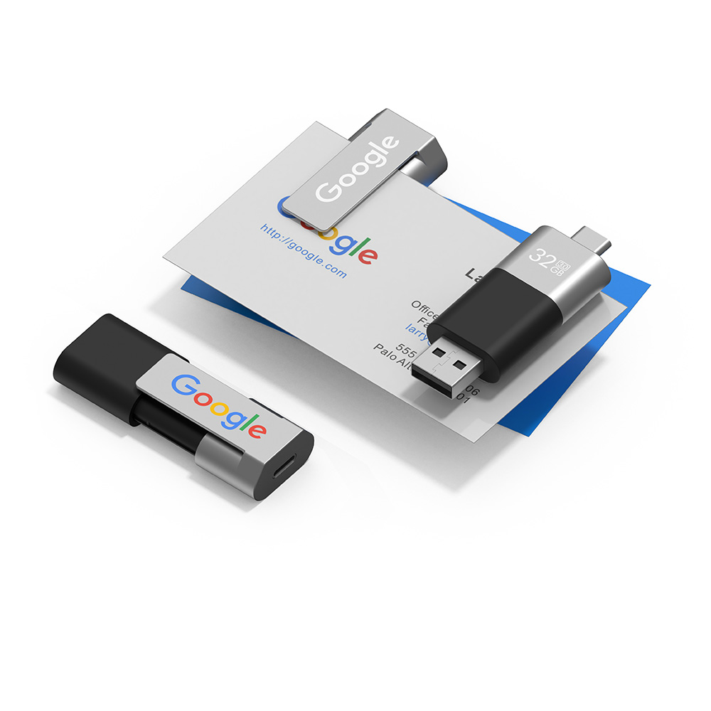USB DUAL USB Clip Retractable China Factory
