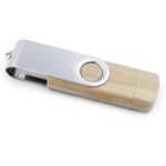 China Dual Wooden Twister USB Flash Drive