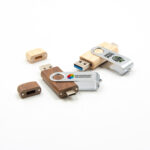 Dual Wooden Twister USB Flash Drive china Suppliers